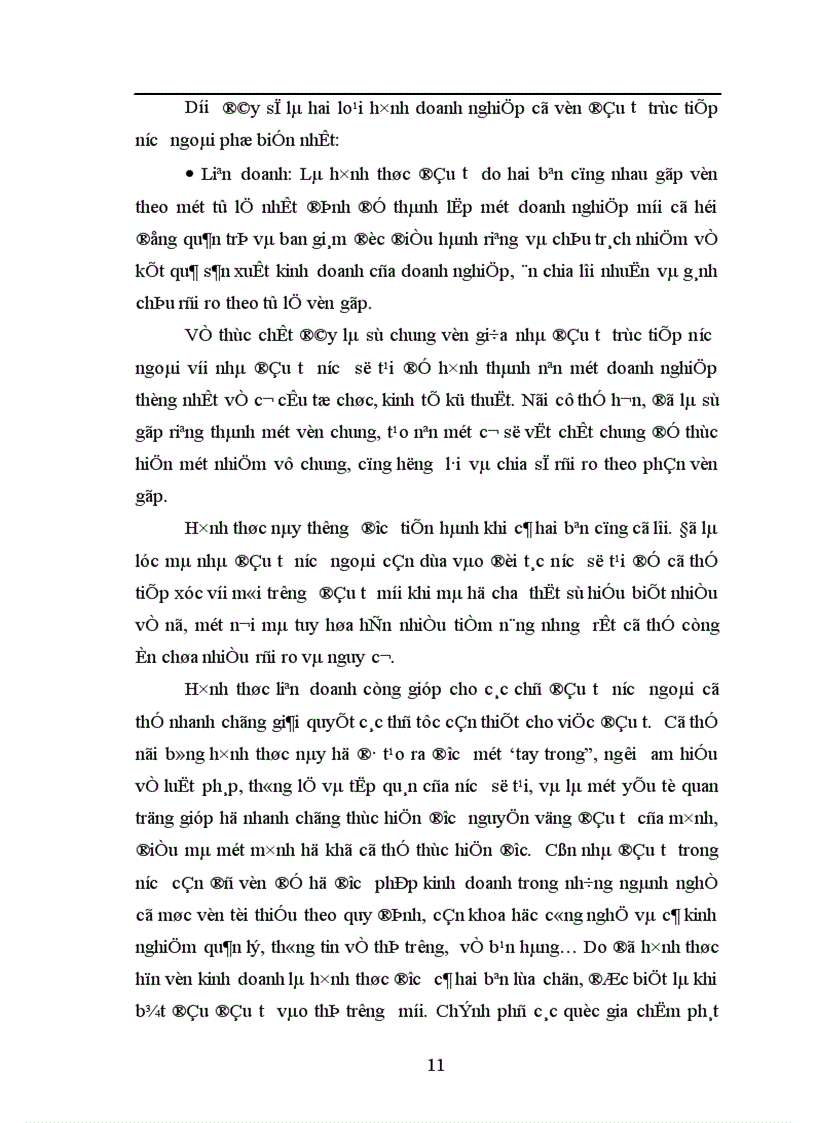 image for page Tác động của đầu tư trực tiếp nước ngoài tới hoạt động xuất nhập khẩu của Công ty kinh doanh và xuất nhập khẩu Viglacera 1