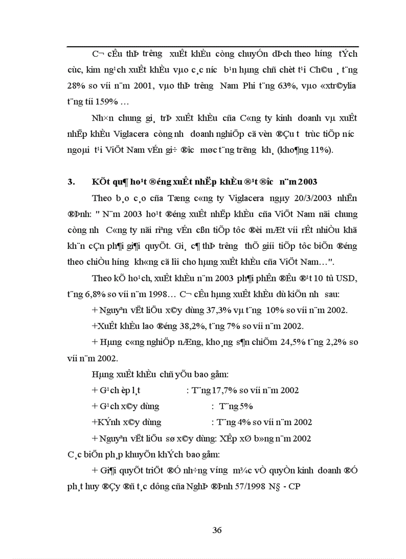 image for page Tác động của đầu tư trực tiếp nước ngoài tới hoạt động xuất nhập khẩu của Công ty kinh doanh và xuất nhập khẩu Viglacera 1