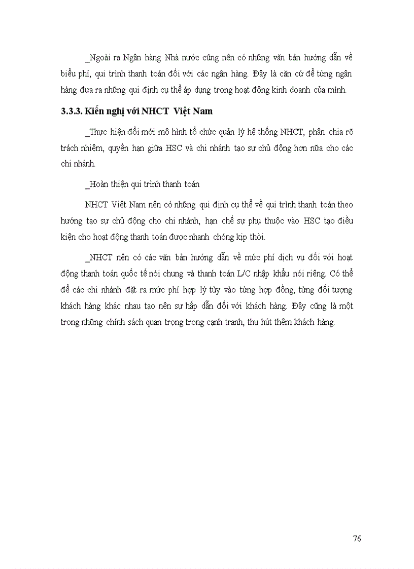 image for page Mở rộng hoạt động thanh toán L C nhập khẩu tại chi nhánh NHCT khu vực Ba Đình