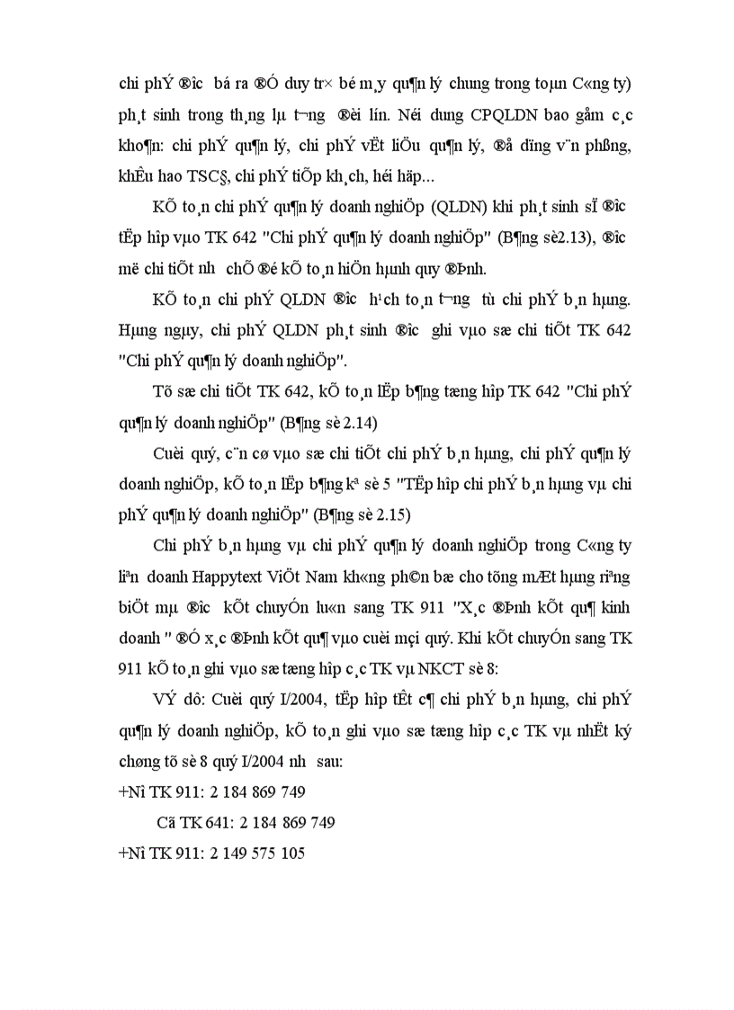 image for page Hoàn thiện công tác kế toán tiêu thụ thành phẩm và xác định kết quả tiêu thụ tại Công ty liên doanh Happytext Việt Nam 1
