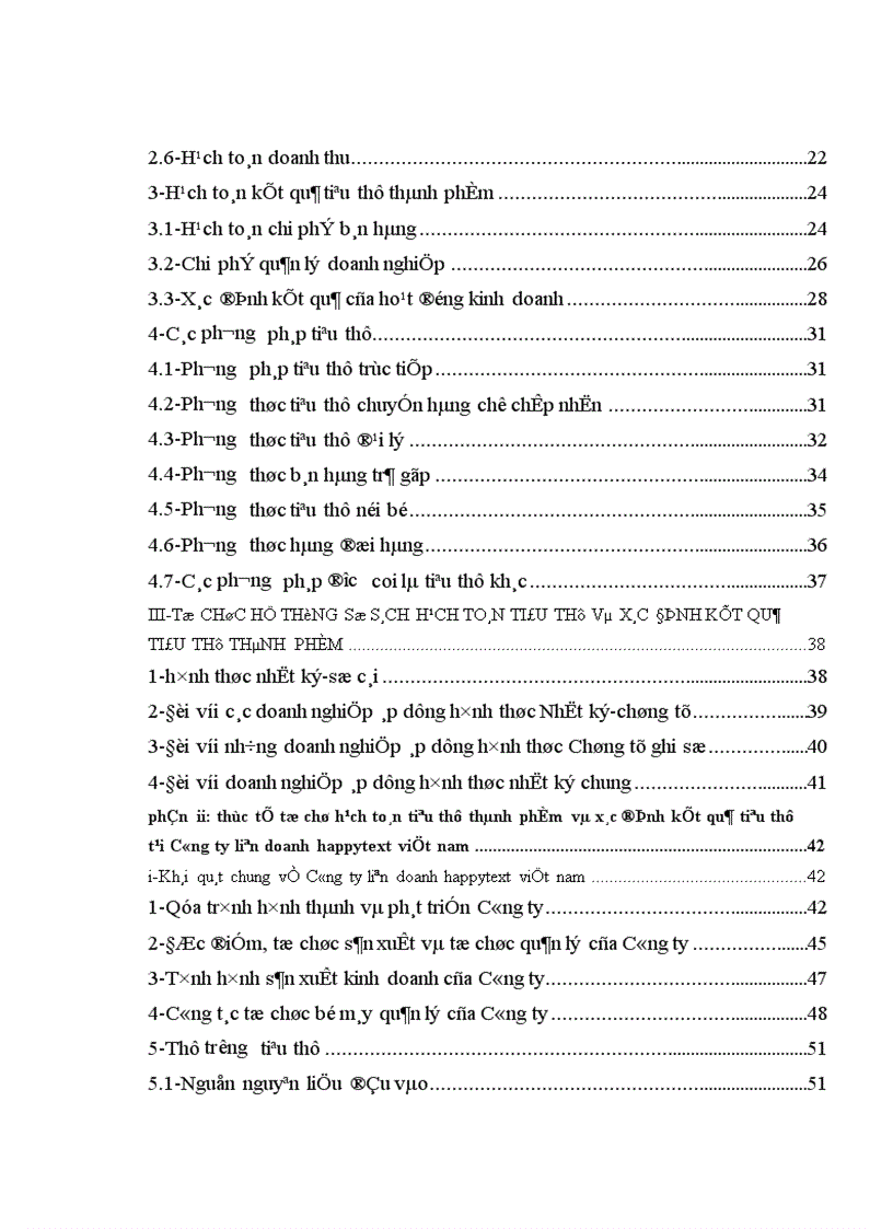 image for page Hoàn thiện công tác kế toán tiêu thụ thành phẩm và xác định kết quả tiêu thụ tại Công ty liên doanh Happytext Việt Nam 1