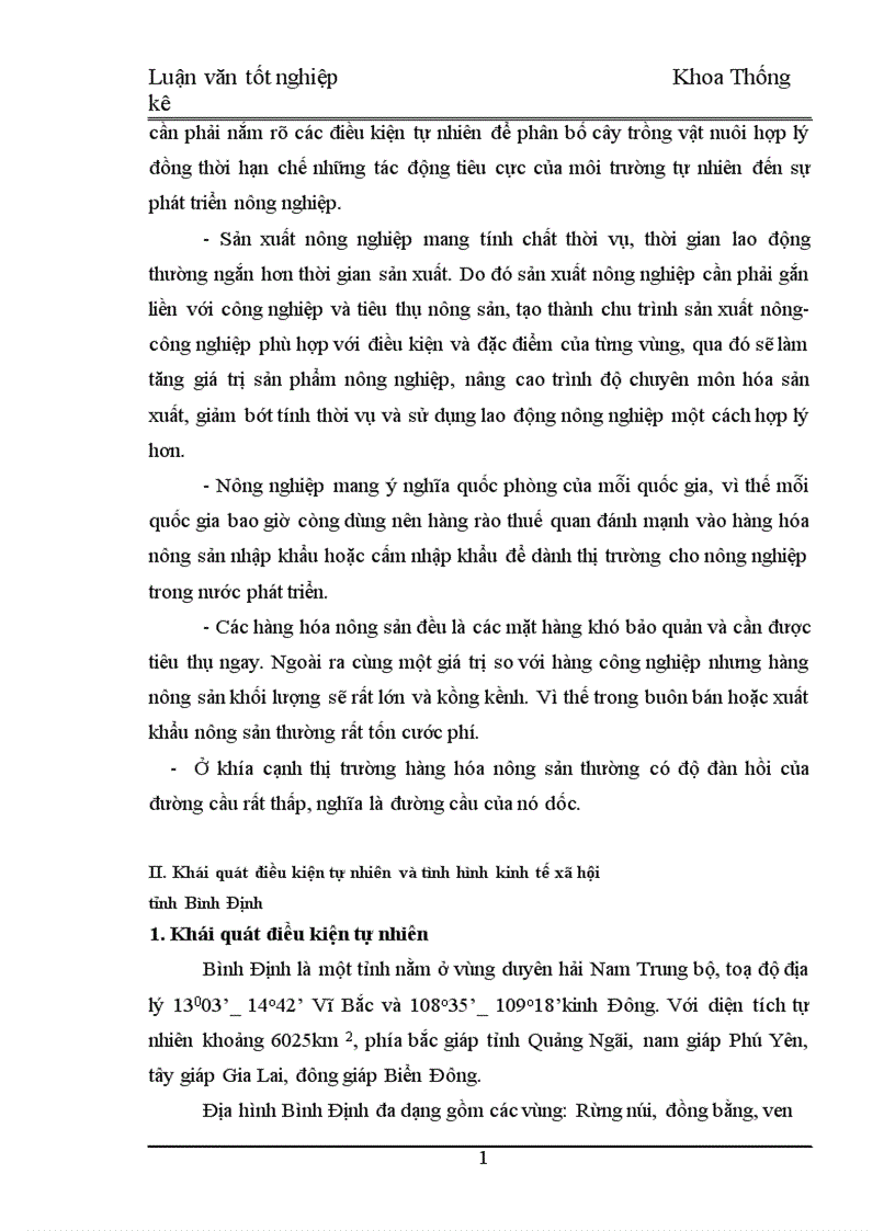 image for page Phân tích thống kê diện tích năng suất sản lượng lúa tỉnh Bình Định thời kỳ 1995 2005