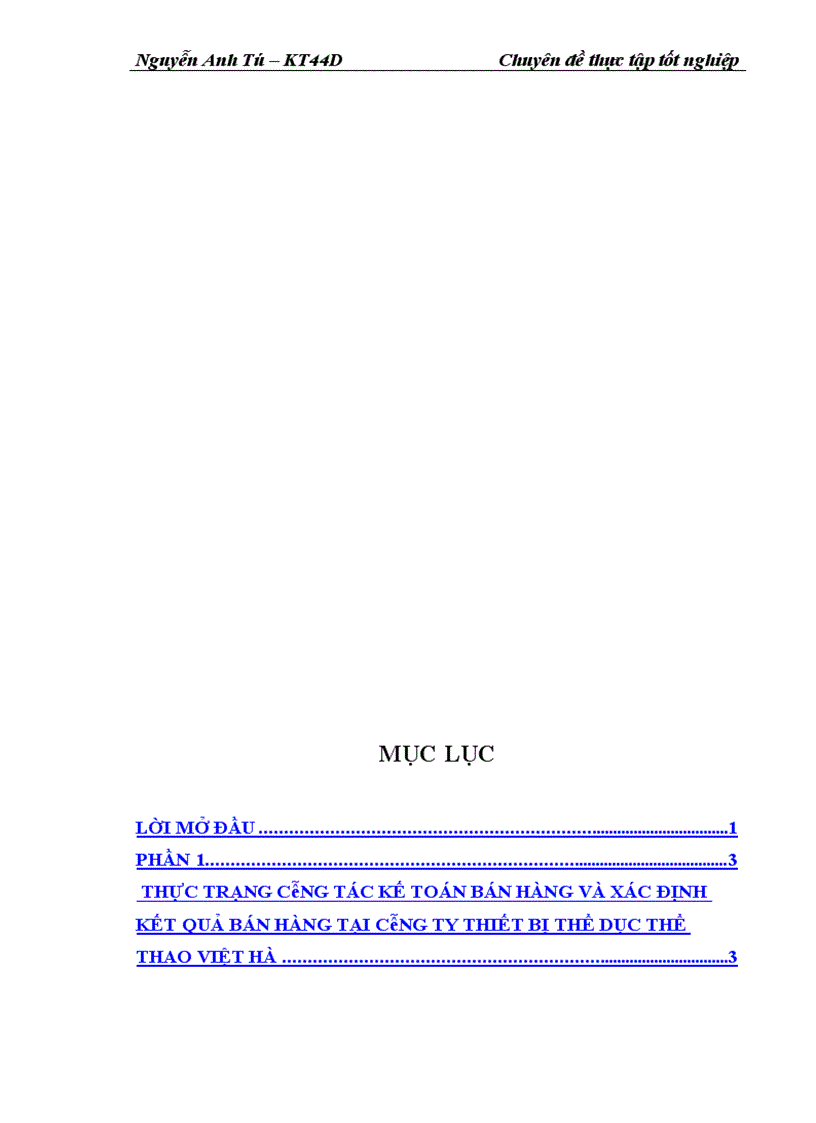 image for page Kế toán bán hàng và xác định kết quả bán hàng tại Công ty thiết bị Thể dục Thể thao Việt Hà 1