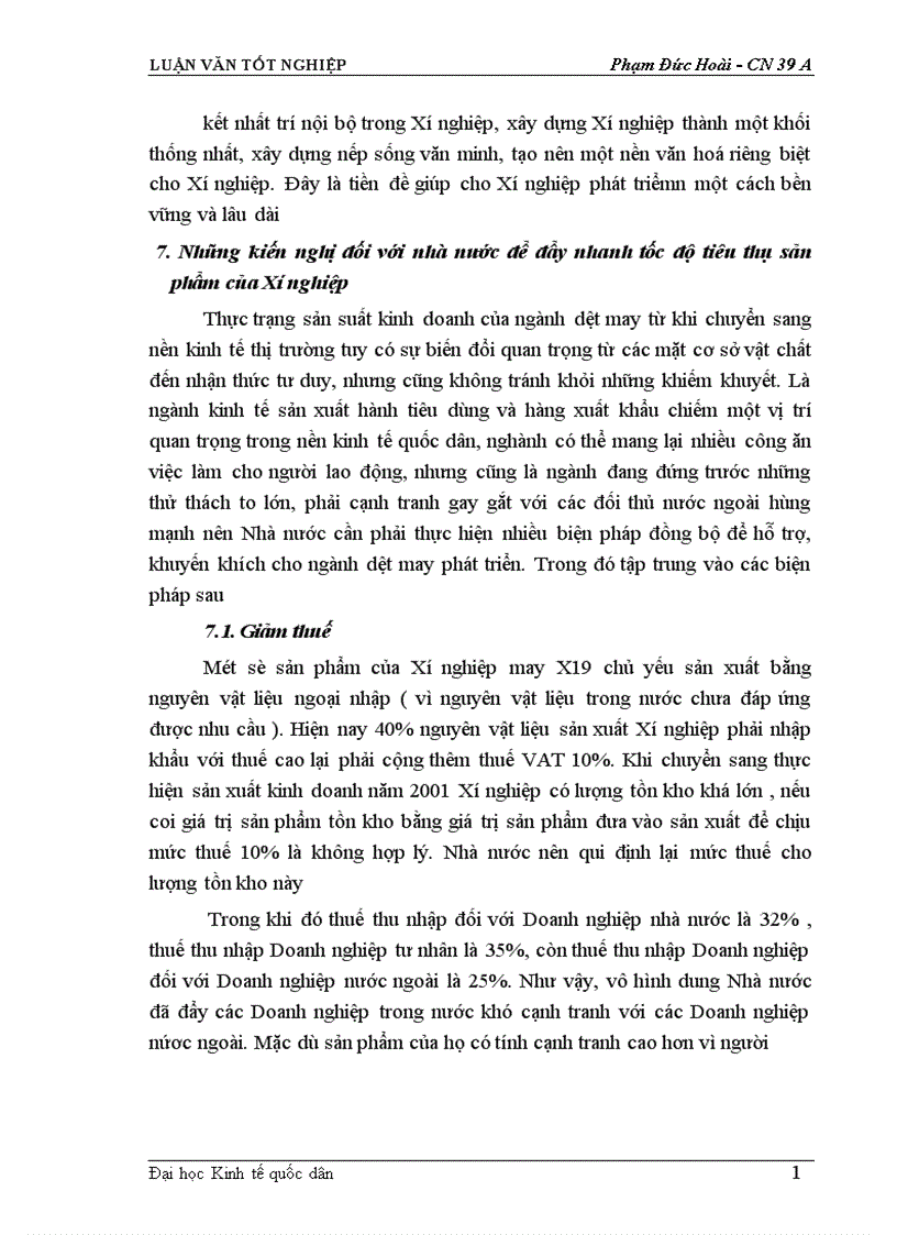 image for page Một số biện pháp cơ bản nhằm duy trì và mở rộng thị trường tiêu thụ sản phẩm tại Xí nghiệp may đo X19 thuộc Công ty 247 bộ quốc phòng