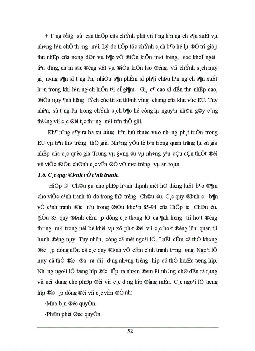 image for page tự do hoá thương mại trong eu và khả năng thâm nhập thị trường eu của hàng hoá việt nam