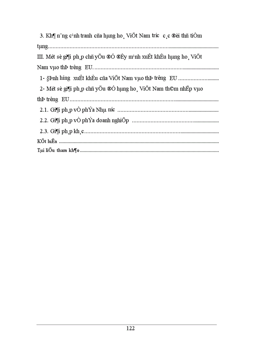 image for page tự do hoá thương mại trong eu và khả năng thâm nhập thị trường eu của hàng hoá việt nam