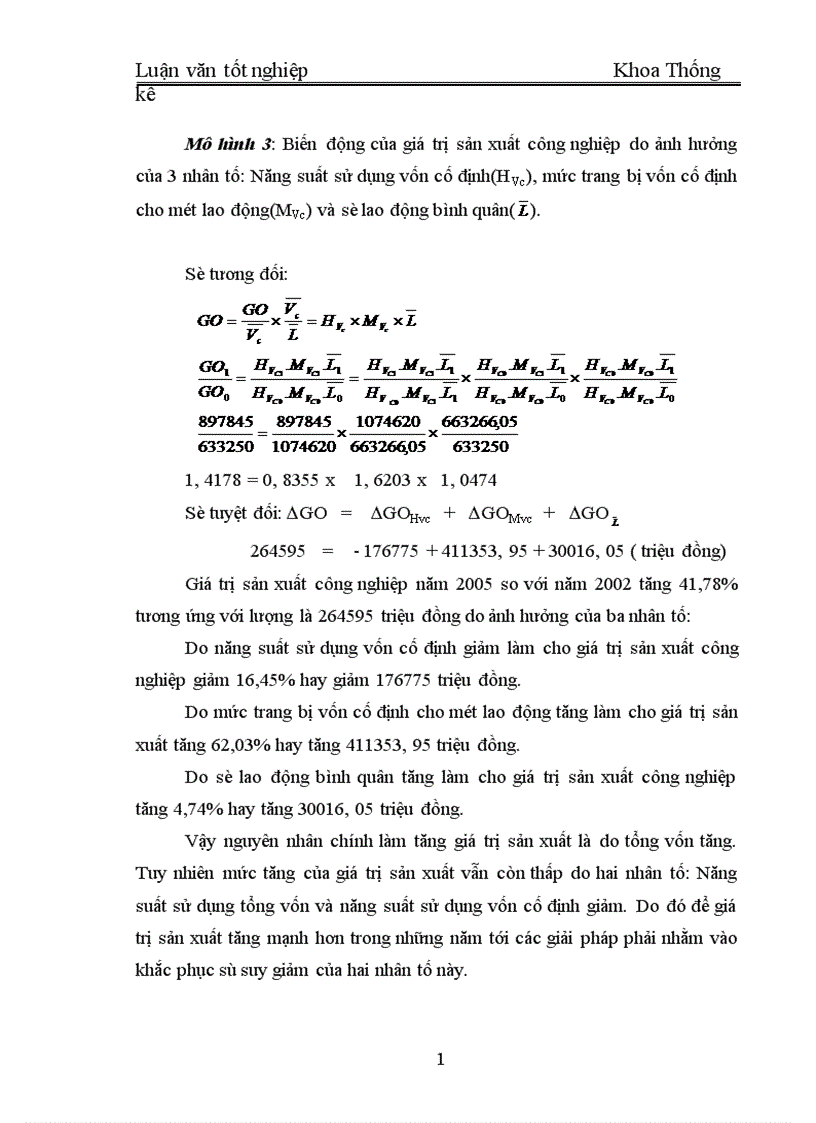 image for page Vận dụng một số phương pháp thống kê để phân tích gía trị sản xuất công nghiệp trên địa bàn tỉnh Tuyên Quang giai đoạn 1996 2005 và dự báo đến năm 2008 1