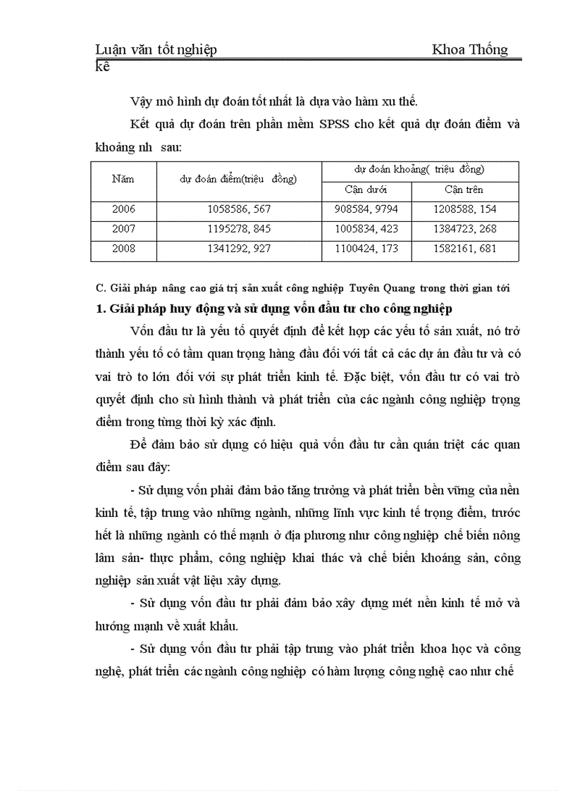 image for page Vận dụng một số phương pháp thống kê để phân tích gía trị sản xuất công nghiệp trên địa bàn tỉnh Tuyên Quang giai đoạn 1996 2005 và dự báo đến năm 2008 1