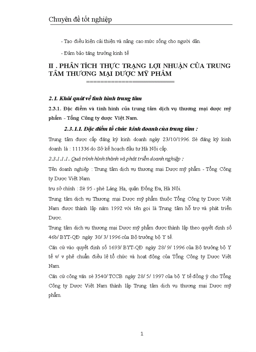 image for page Biện pháp tăng lợi nhuận ở Trung tâm TM dược phẩm Hà Nội 1