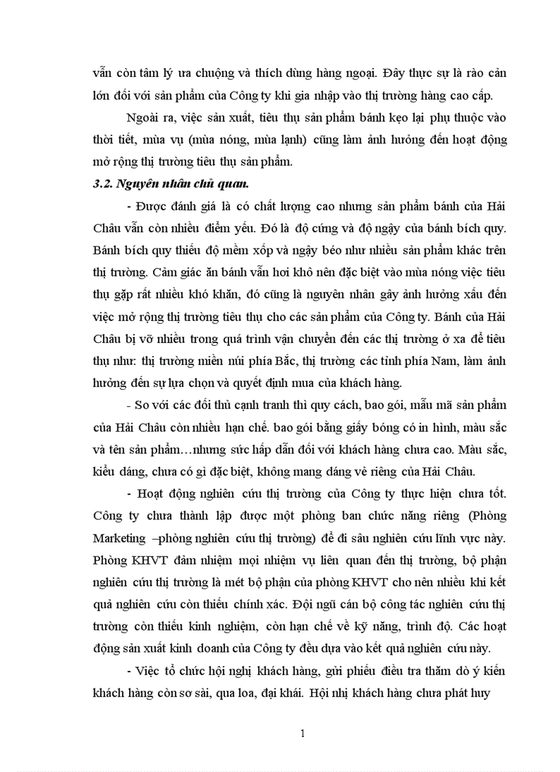 image for page Giải pháp mở rộng thị trường tiêu thụ cho các sản phẩm của Công ty bánh kẹo Hải Châu