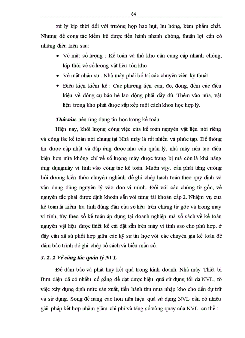 image for page Hoàn thiện công tác kế toán nguyên vật liệu tại Nhà máy Thiết bị Bưu điện 1