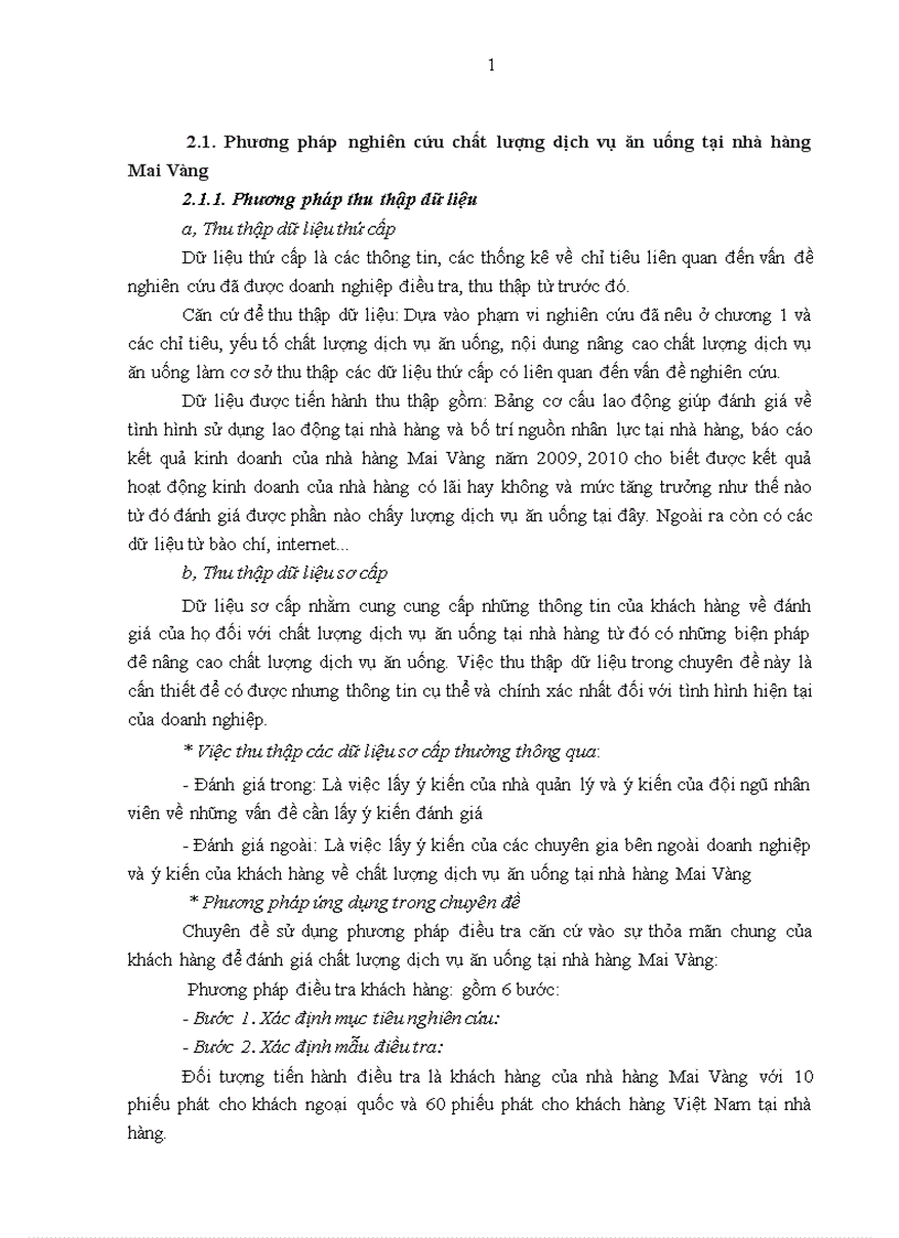 image for page Giải pháp nâng cao chất lượng dịch vụ ăn uống tại nhà hàng mai vàng 1