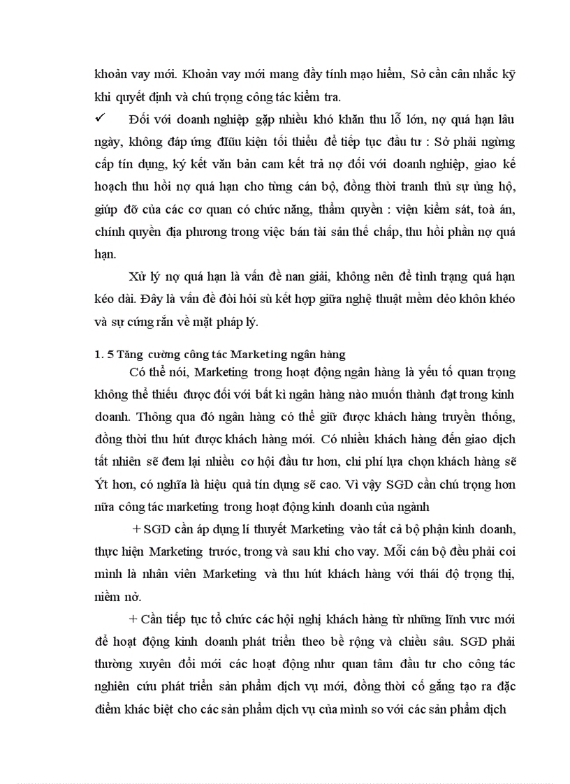 image for page Những biệp pháp chủ yếu nhằm nâng cao chất lượng tín dụng của Sở giao dịch Ngân hàng Nông nghiệp và Phát triển Nông thôn Việt nam
