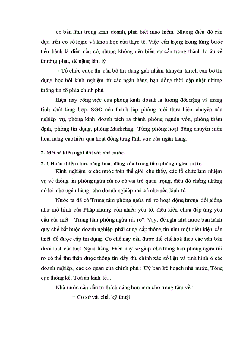 image for page Những biệp pháp chủ yếu nhằm nâng cao chất lượng tín dụng của Sở giao dịch Ngân hàng Nông nghiệp và Phát triển Nông thôn Việt nam