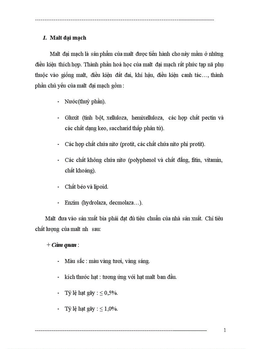 image for page Quy trình công nghệ sản xuất bia