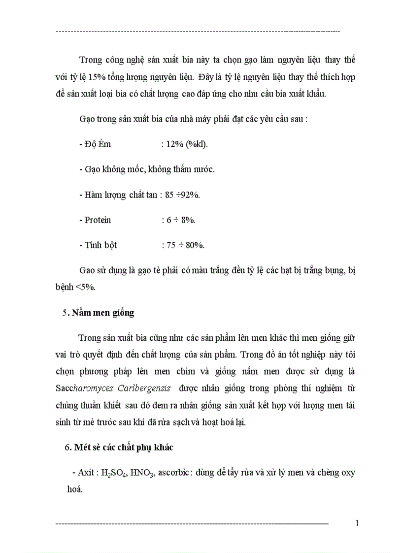 image for page Quy trình công nghệ sản xuất bia