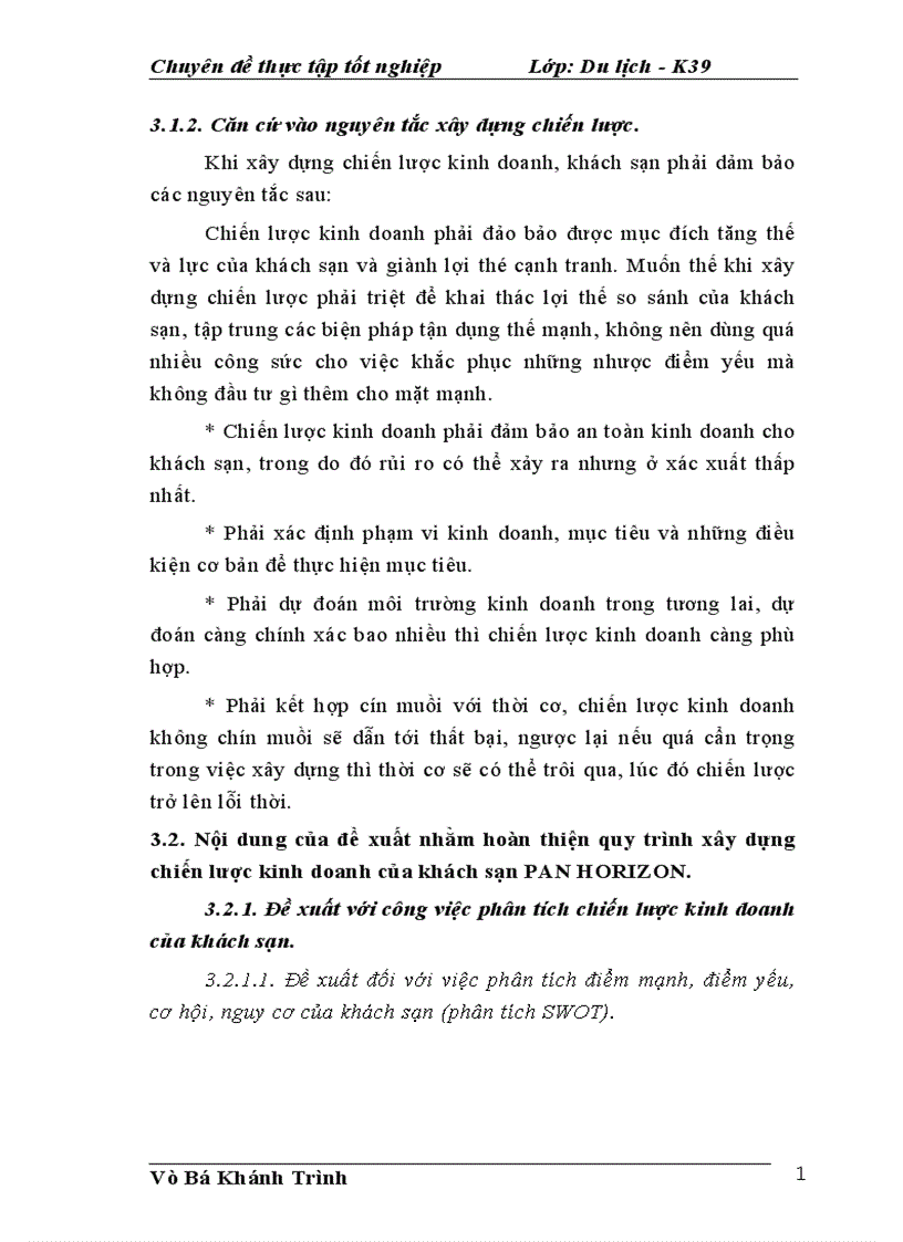 image for page Hoàn thiện chiến lược kinh doanh trong khách sạn Pan Horizon