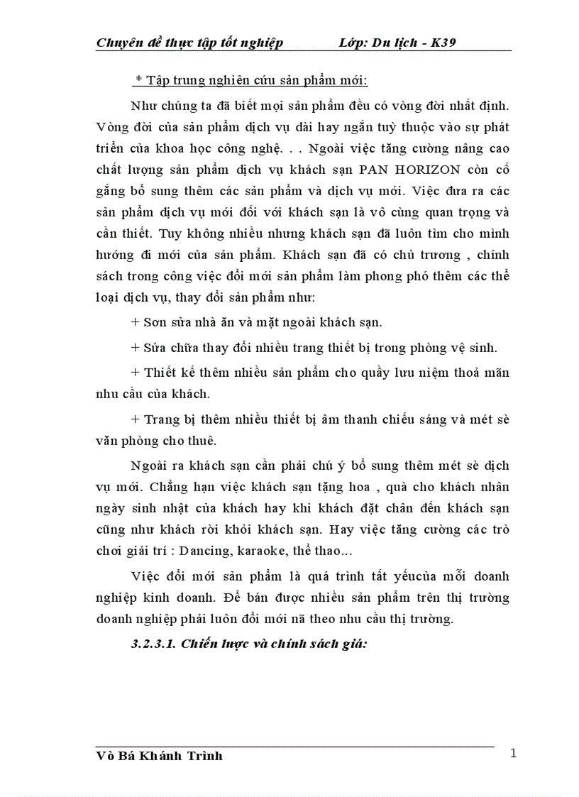 image for page Hoàn thiện chiến lược kinh doanh trong khách sạn Pan Horizon