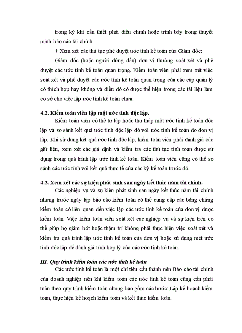 image for page quy trình kiểm toán các ước tính kế toán trong kiểm toán báo cáo tài chính