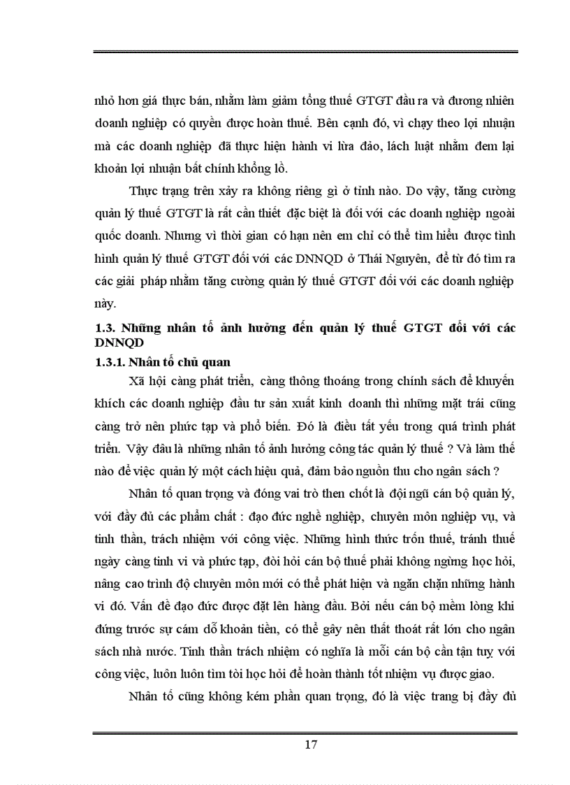 image for page Tăng cường công tác quản lý thuế giá trị gia tăng với các doanh nghiệp ngoài quốc doanh trên địa bàn tỉnh Thái Nguyên