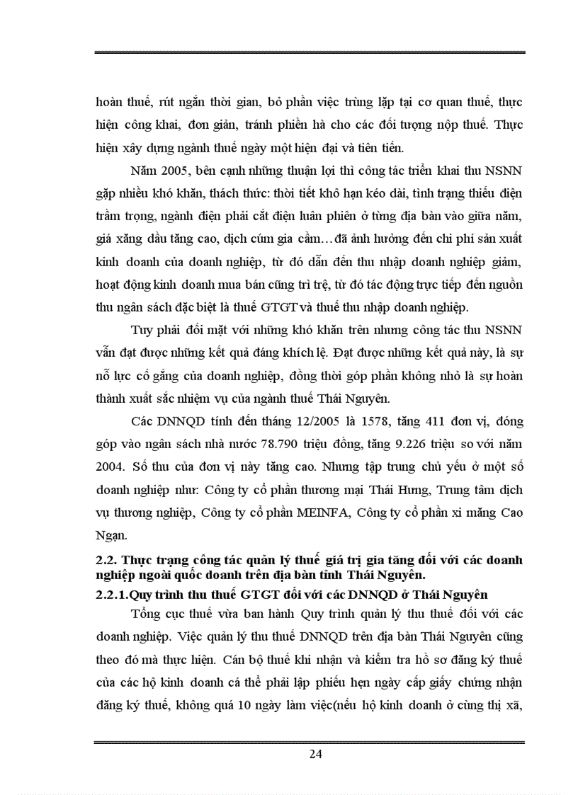 image for page Tăng cường công tác quản lý thuế giá trị gia tăng với các doanh nghiệp ngoài quốc doanh trên địa bàn tỉnh Thái Nguyên