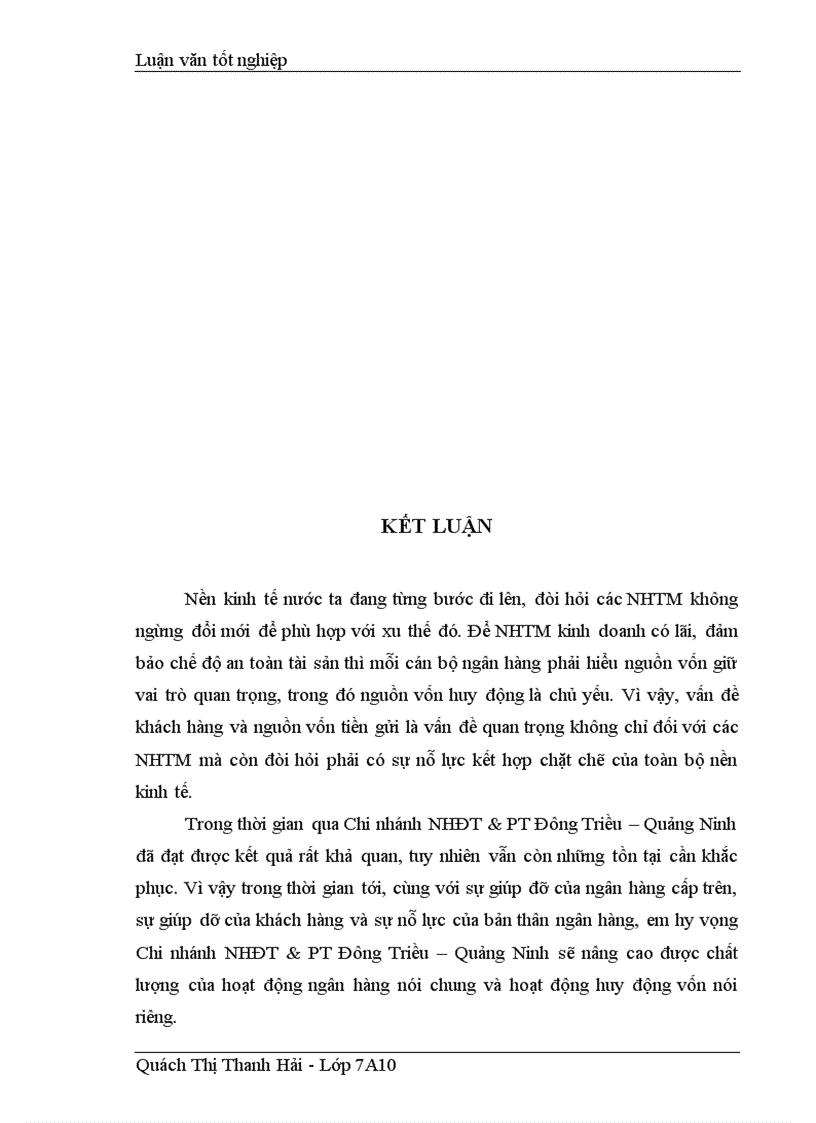 image for page Giải pháp tăng cường công tác huy động vốn tại Chi nhánh Ngân hàng Đầu tư và Phát triển Đông Triều Quảng Ninh 1