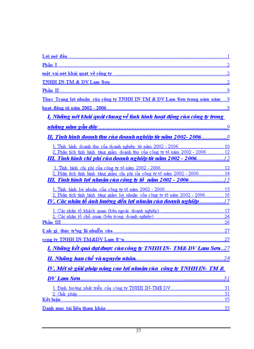 image for page Lợi nhuận và một số giải pháp nâng cao lợi nhuận cho công ty TNHH IN TM DV Lam Sơn 1