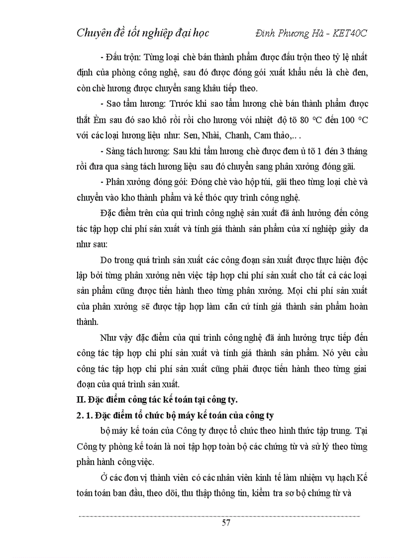 image for page Hoàn thiện công tác hạch toán chi phí sản xuất và tính giá thành sản phẩm với việc tăng cường quản trị tại Công ty cổ phần chè Kim Anh 1