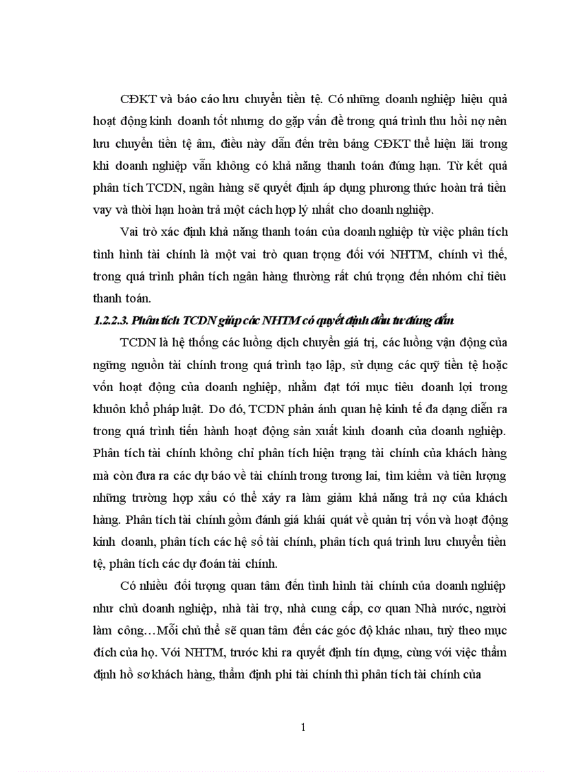 image for page Giải pháp nâng cao chất lượng phân tích tài chính doanh nghiệp trong hoạt động tín dụng của Ngân hàng ĐT PT Việt Nam Chi nhánh Đông Đô