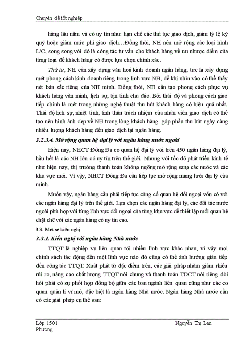 image for page Giải pháp nhằm hạn chế rủi ro trong phương thức thanh toán tín dụng chứng từ tại Ngân hàng Công thương Đống Đa 1