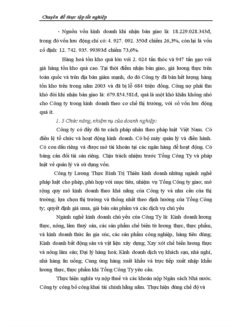image for page Vận dụng một số phương pháp thống kê để phân tích hiệu quả sản xuất kinh doanh của Công ty Lương thực Bình Trị Thiên thời kỳ 2001 2005 1