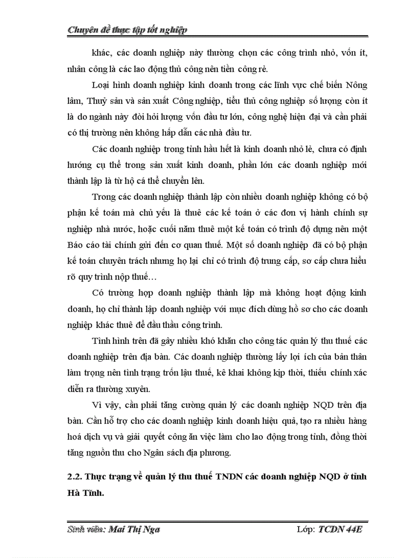 image for page Một số giải pháp tăng cường quản lý thu thuế Thu nhập doanh nghiệp các doanh nghiệp Ngoài quốc doanh trên địa bàn tỉnh Hà Tĩnh