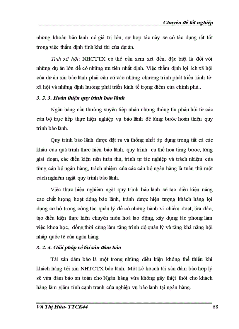 image for page giải pháp nâng cao chất lượng hoạt động bảo lãnh tại chi nhánh Ngân hàng Công Thương Thanh Xuân