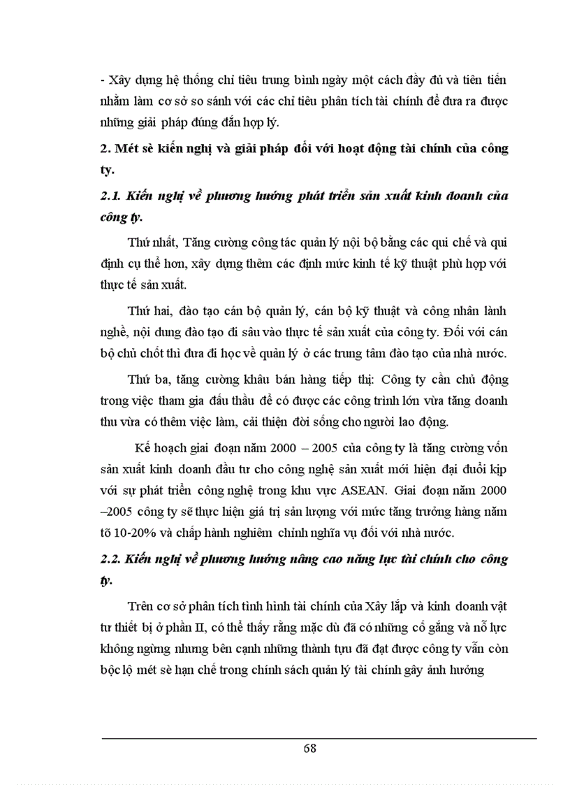 image for page Phân tích tài chính và các giải pháp nhằm tăng cường năng lực tài chính tại Công ty Công ty Xây Lắp và Kinh Doanh Vật Tư Thiết Bị 1