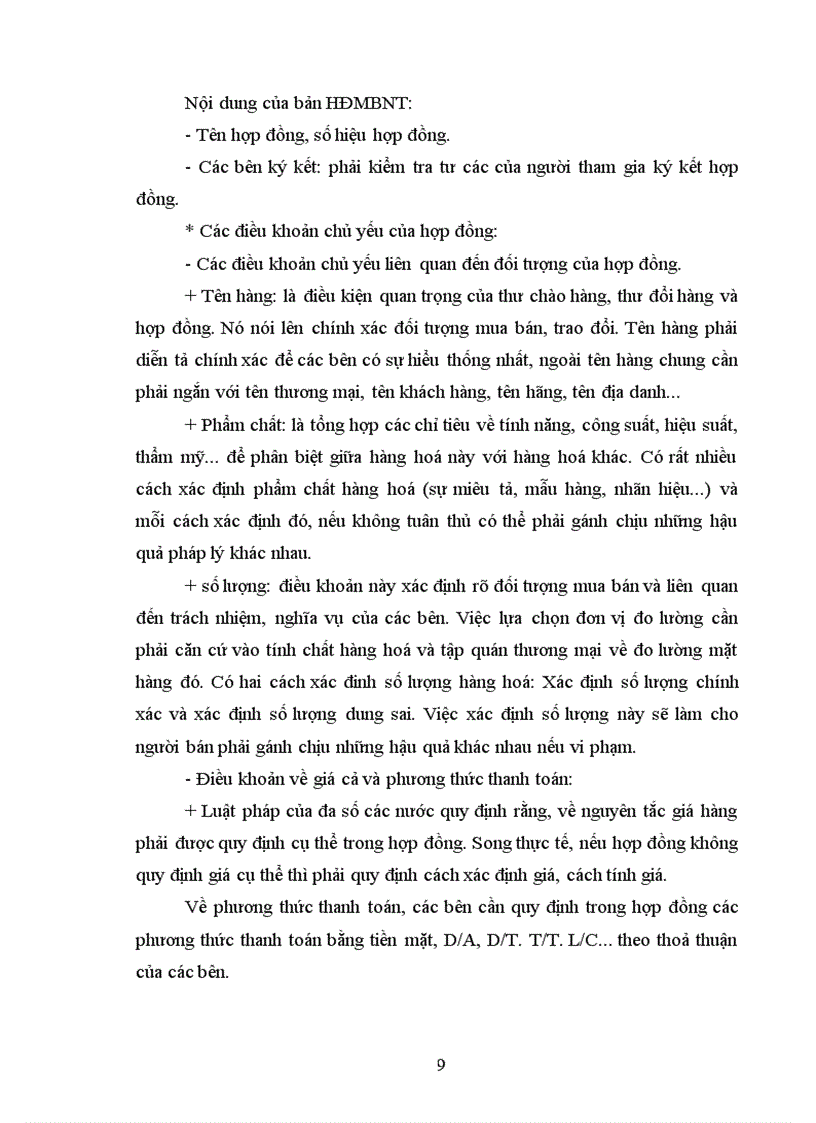 image for page Các tranh chấp có liên quan đến việc ký kết hợp đồng mua bán ngoại thương