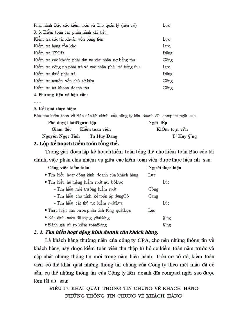 image for page Lập kế hoạch kiểm toán trong quy trình kiểm toán Báo cáo tài chính do Công ty kiểm toán và kế toán Hà Nội CPA thực hiện 1