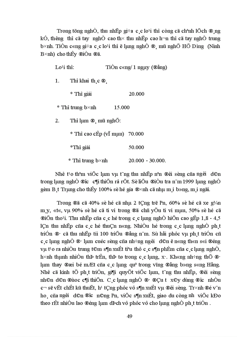 image for page Phương hướng và giải pháp khôi phục và phát triển làng nghề ở vùng đồng bằng sông Hồng giai đoạn 2001 2010