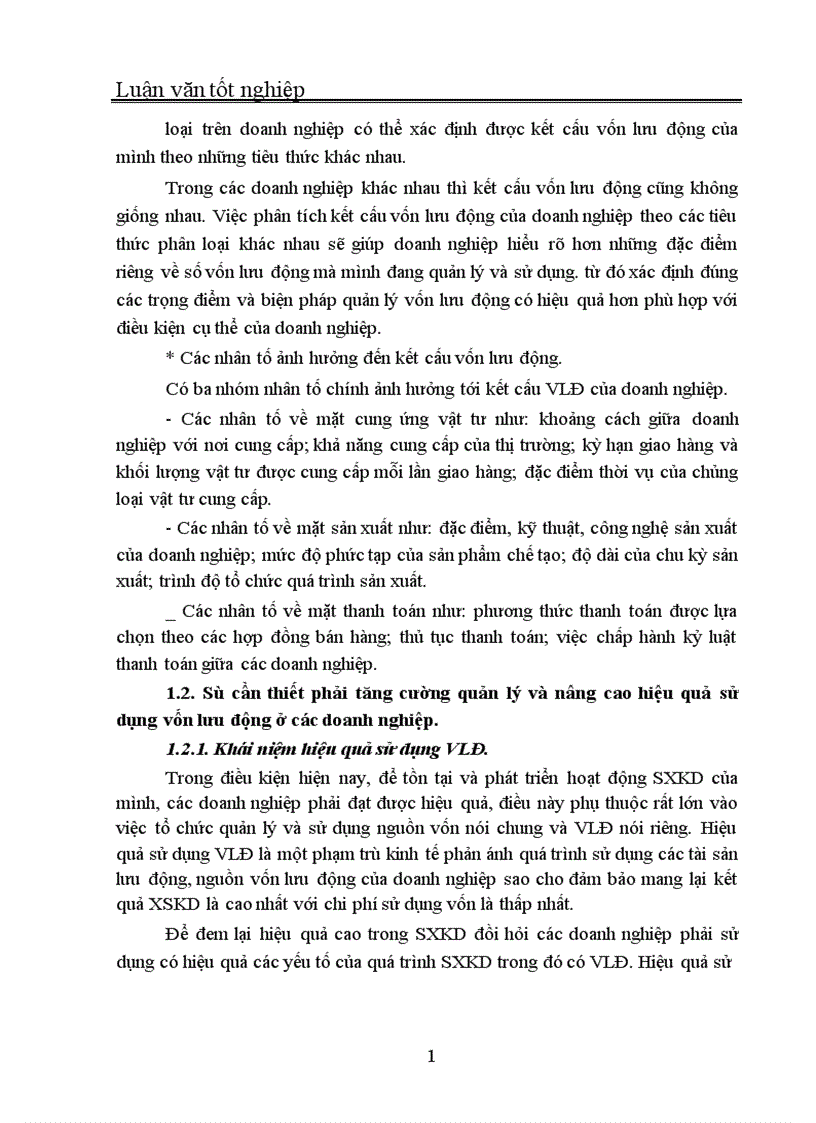 image for page Quản trị và nâng cao hiệu quả sử dụng vốn lưu động tại Công ty In Thương mại Dịch vụ Ngân hàng 1