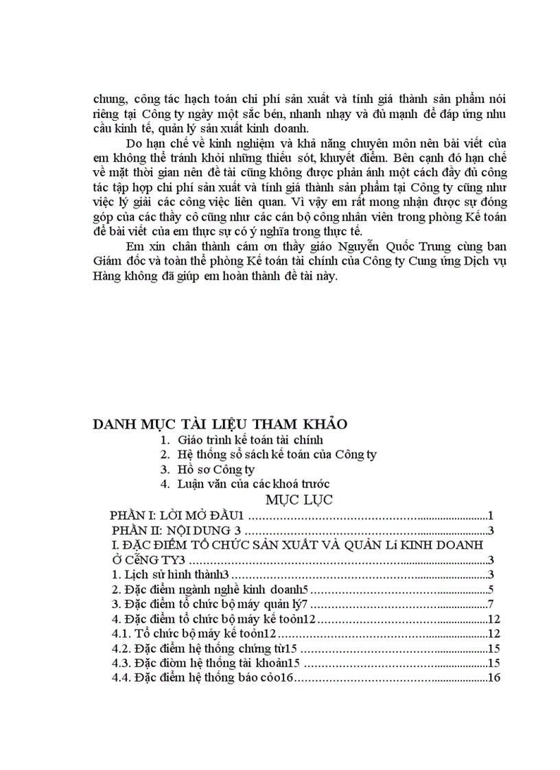image for page Công tác tổ chức kế toán tập hợp chi phí sản xuất và tính giá thành sản phẩm khăn dệt may tại Công ty Cung ứng Dịch vụ Hàng không 1