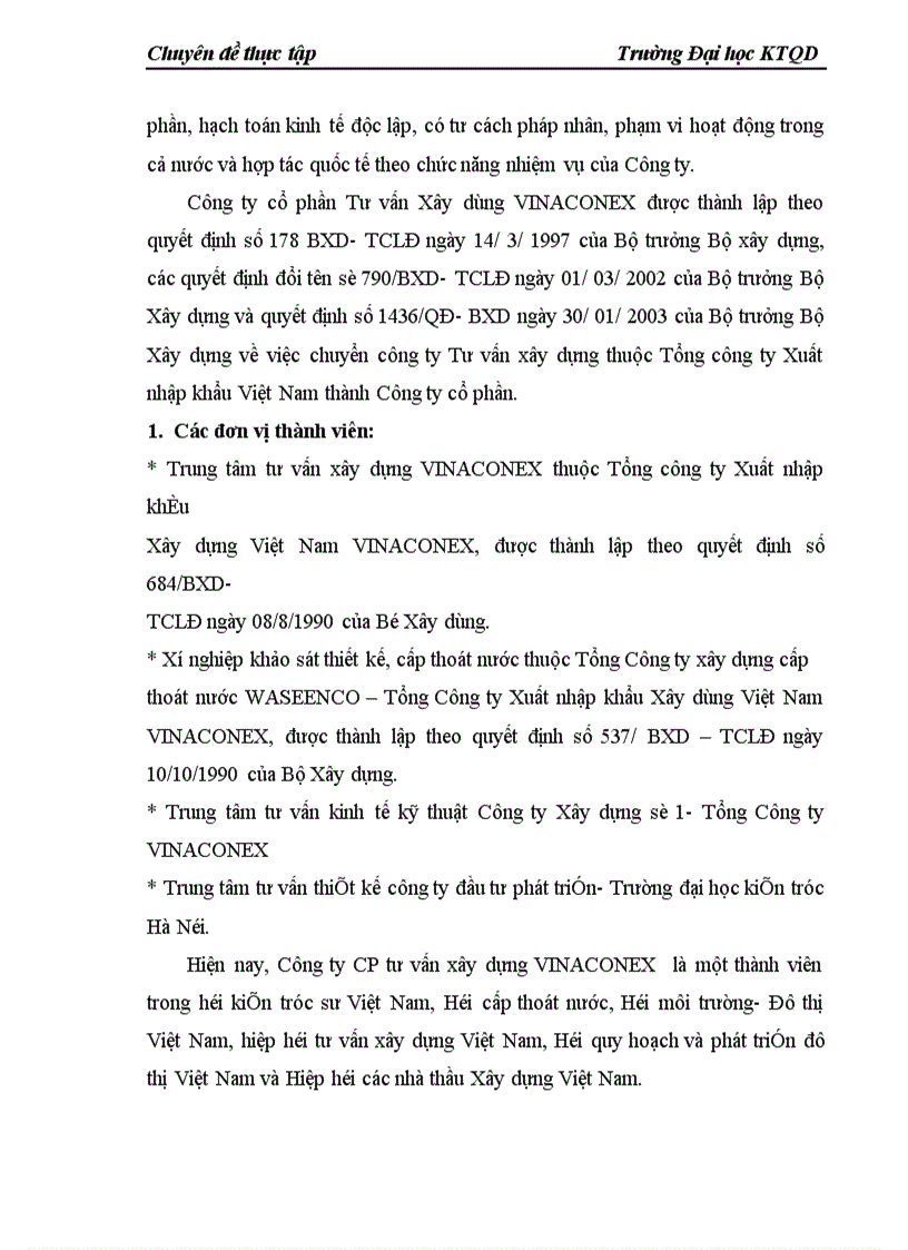 image for page Đầu tư nâng cao năng lực hoạt động ở Công ty cổ phần Tư vấn Xây dựng VINACONEX 1