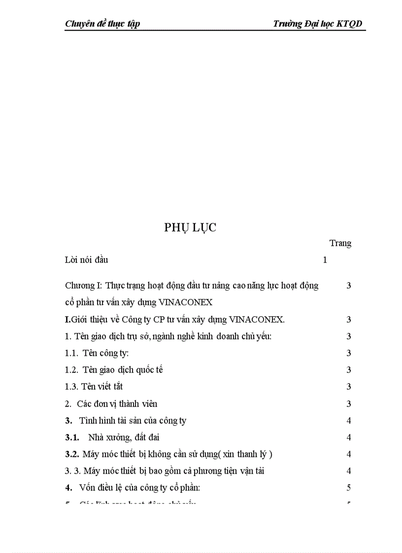 image for page Đầu tư nâng cao năng lực hoạt động ở Công ty cổ phần Tư vấn Xây dựng VINACONEX 1