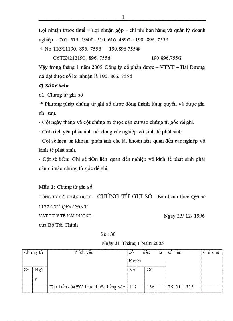 image for page Thực trạng công tác kế toán tiêu thụ thành phẩm và xác định kết quả tiêu thụ tại công ty cổ phần dược VTYT Hải Dương 1