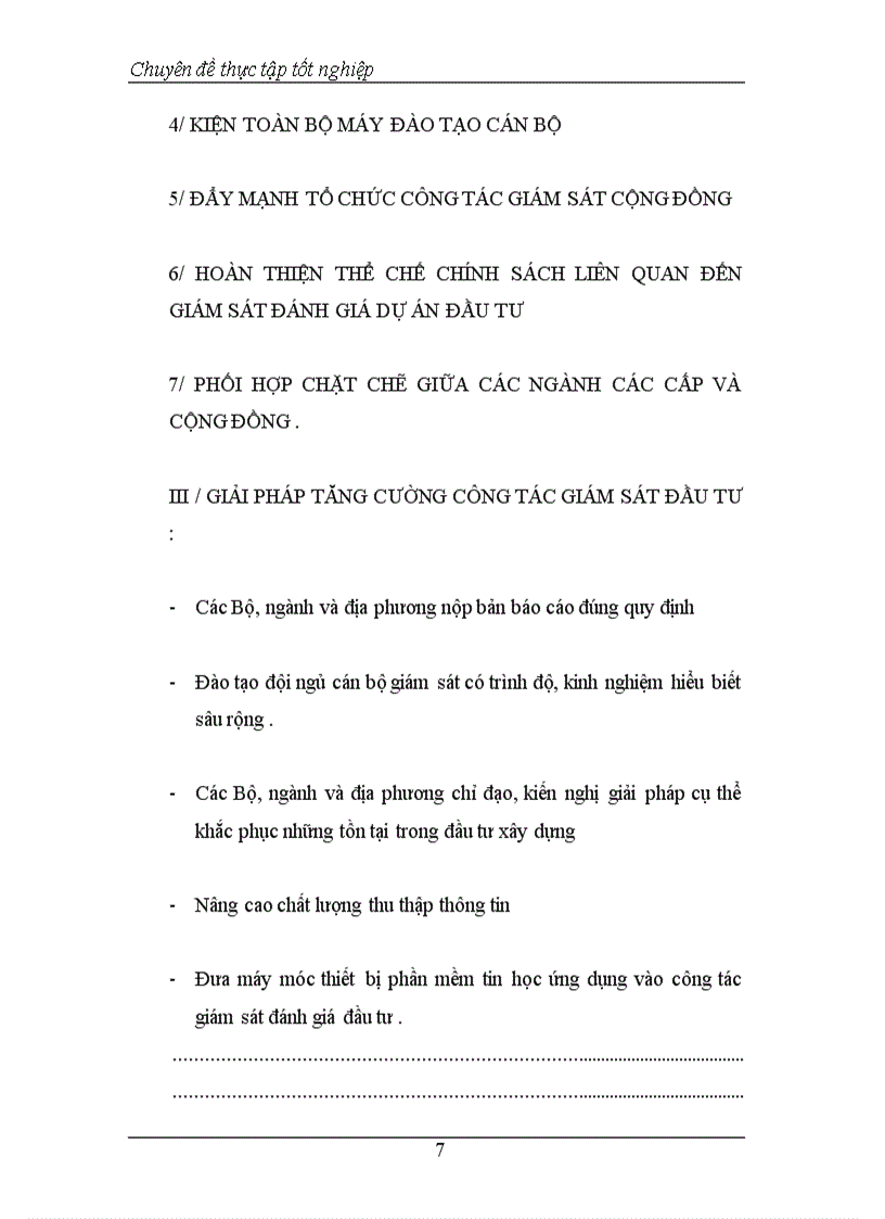 image for page Thực trạng và phương hướng tăng cường công tác Giám sát đánh giá đầu tư tại Vụ Thẩm định và Giám sát đầu tư