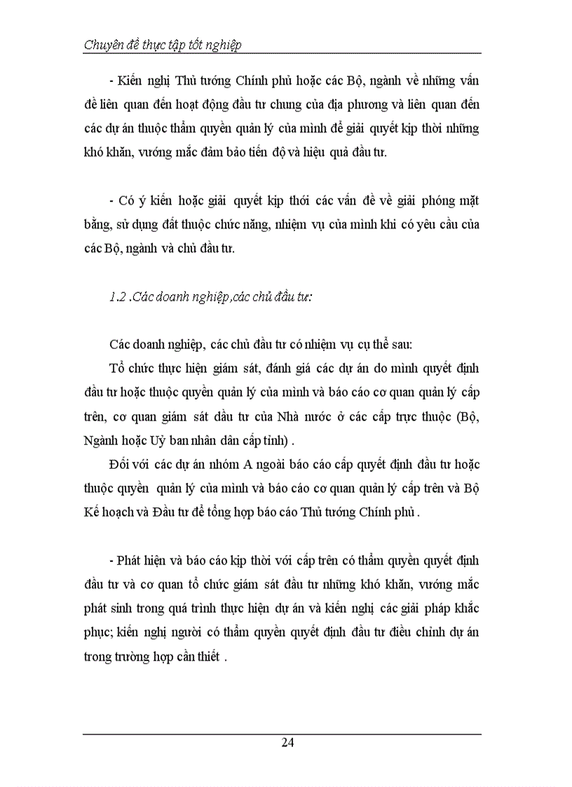 image for page Thực trạng và phương hướng tăng cường công tác Giám sát đánh giá đầu tư tại Vụ Thẩm định và Giám sát đầu tư