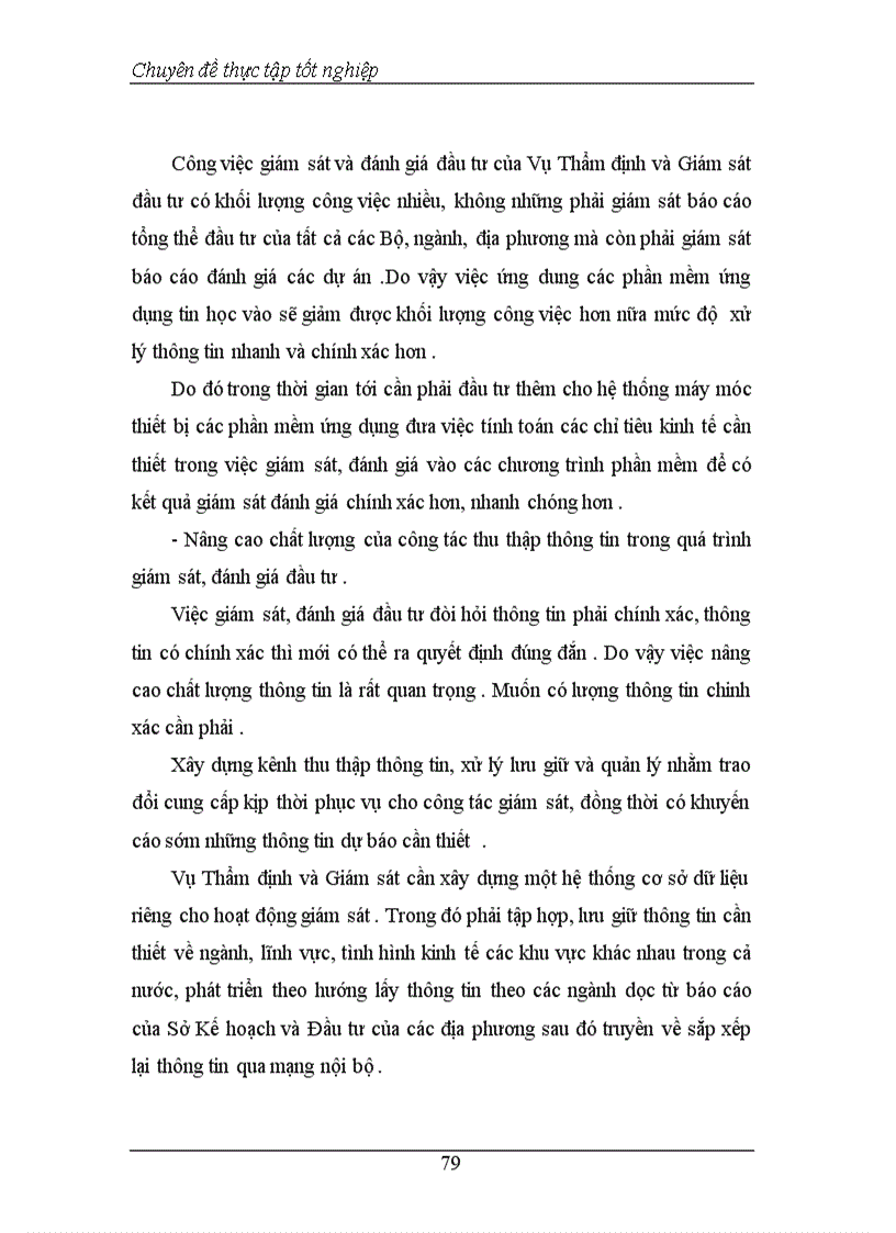 image for page Thực trạng và phương hướng tăng cường công tác Giám sát đánh giá đầu tư tại Vụ Thẩm định và Giám sát đầu tư