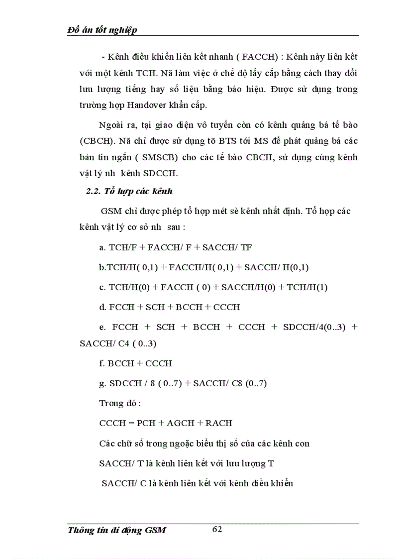image for page Giao diện vô tuyến trong hệ thống thông tin di động gsm