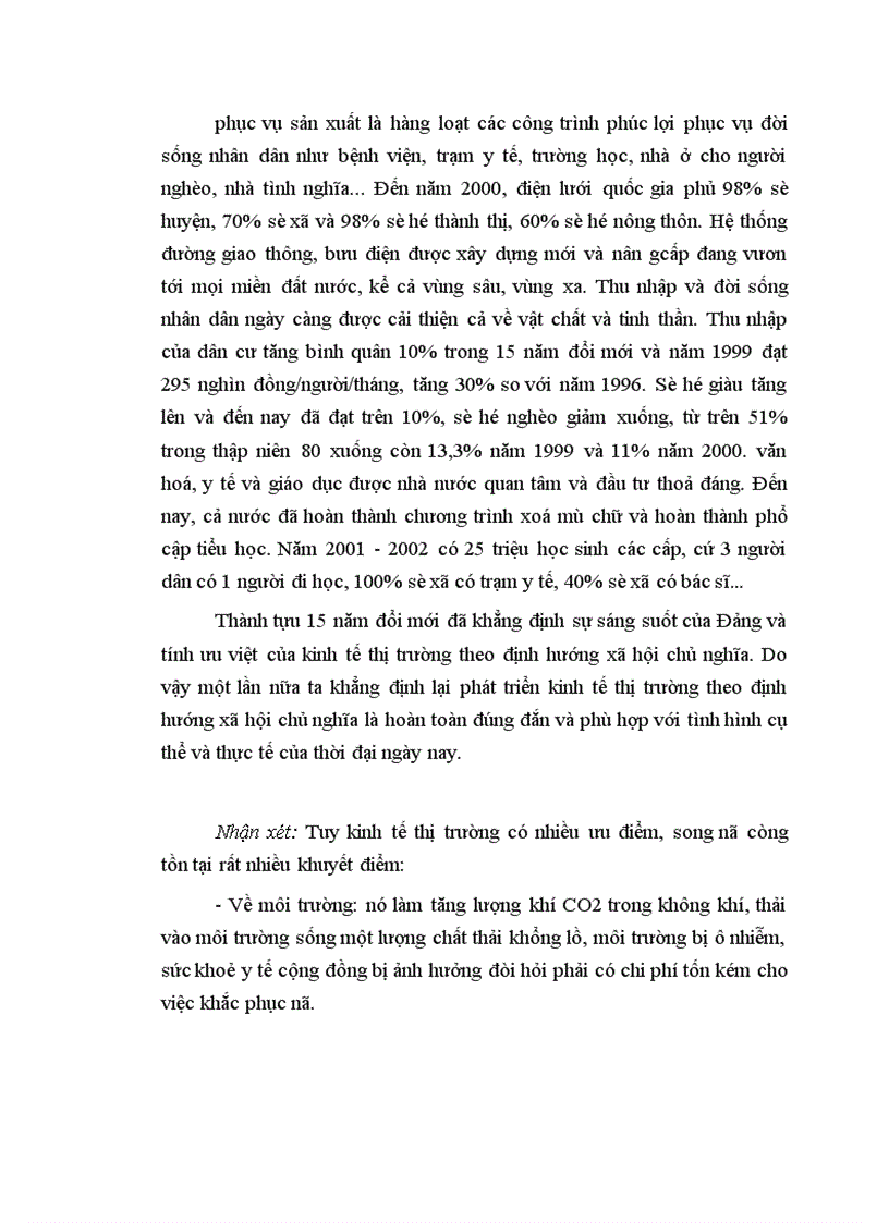 image for page Phân tích tính tất yếu khách quan đặc điểm của kinh tế thị trường định hướng xã hội chủ nghĩa ở Việt Nam và các giải pháp để phát triển nó ở nước ta trong giai đoạn hiện nay 1