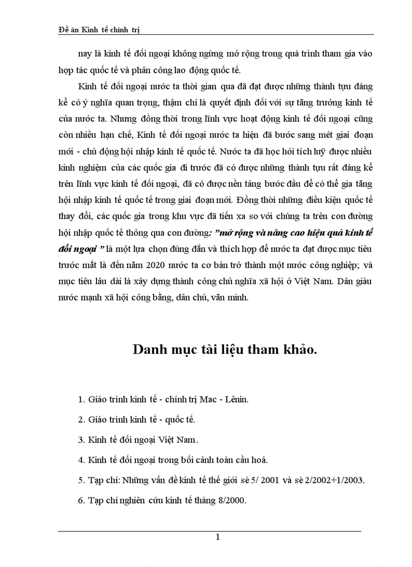 image for page Phân tích thực trạng và giải pháp để mở rộng và nâng cao hiệu quả kinh tế đối ngoại ở nước ta trong giai đoạn hiện nay