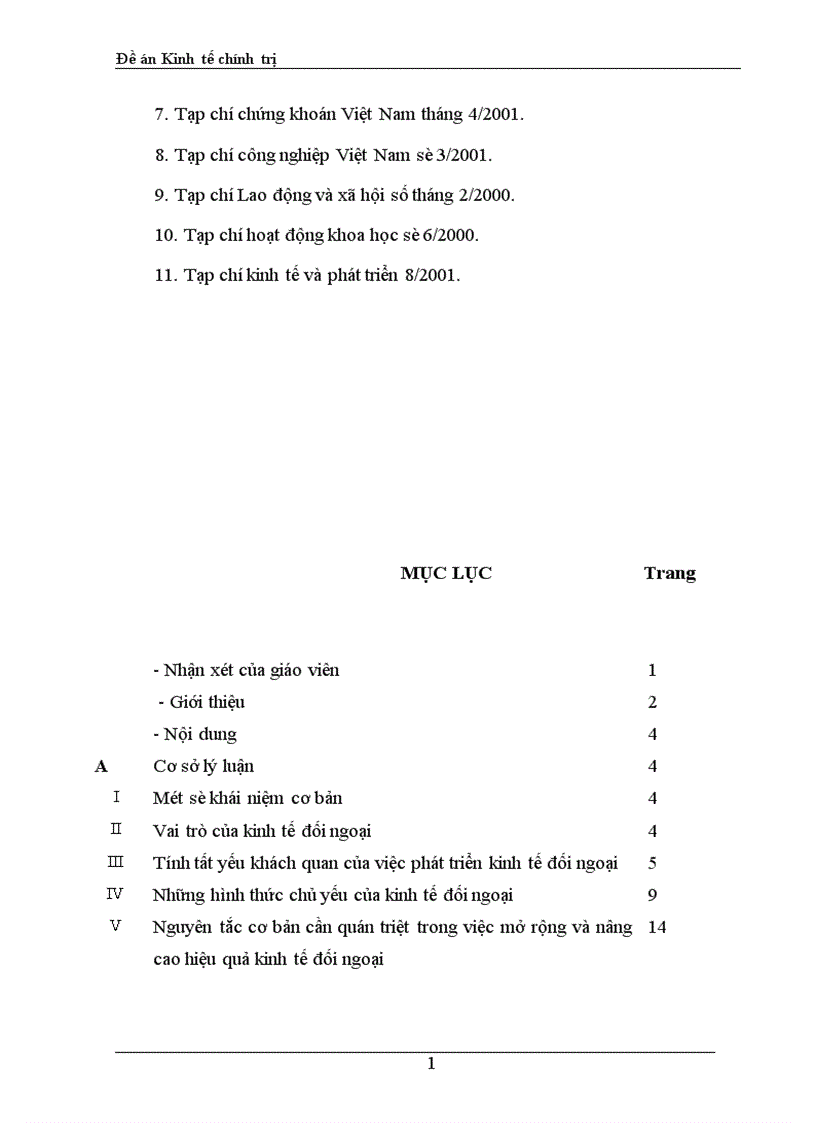 image for page Phân tích thực trạng và giải pháp để mở rộng và nâng cao hiệu quả kinh tế đối ngoại ở nước ta trong giai đoạn hiện nay