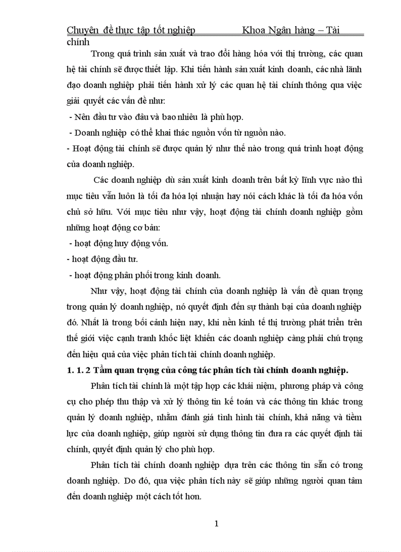 image for page Nâng cao khả năng phân tích tài chính tại công ty cổ phần may Hưng Yên